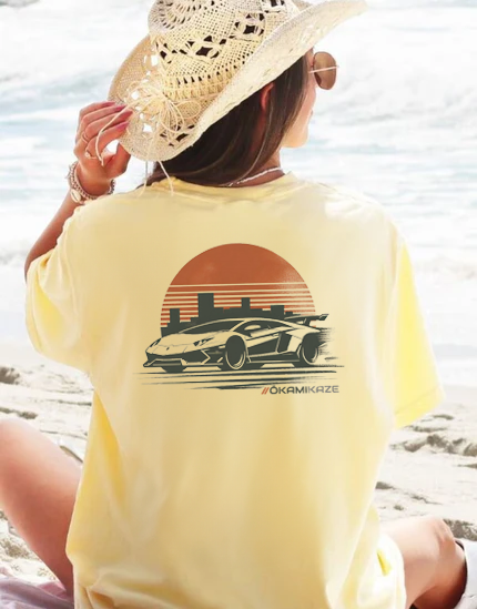 ŌKAMIKAZE "Sunset Lambo" Tee