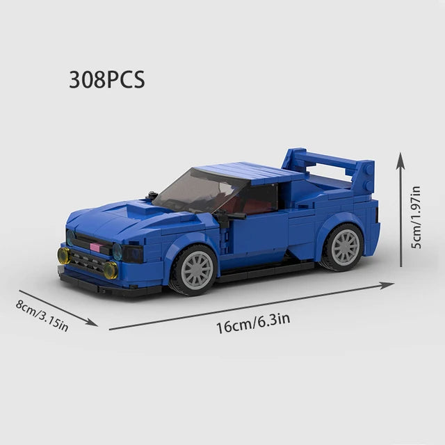 Subaru WRX "Lego" Building Block Car